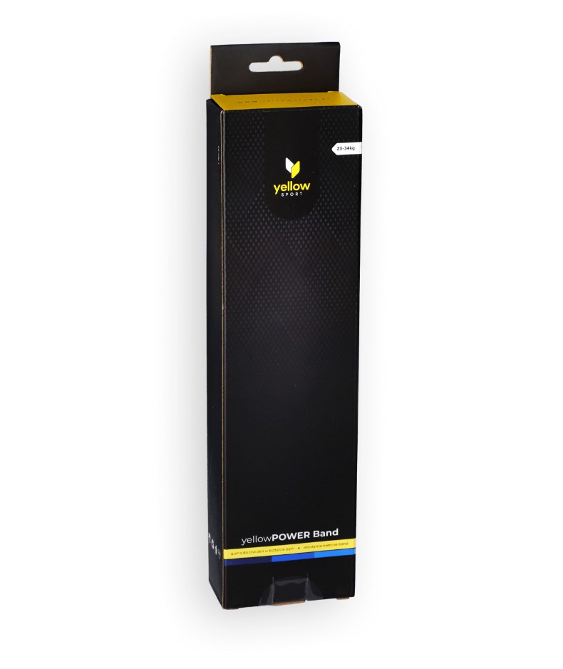 Exercițiu de cauciuc galbenPOWER Band albastru 23-34 kg rezistență - Imagine 2